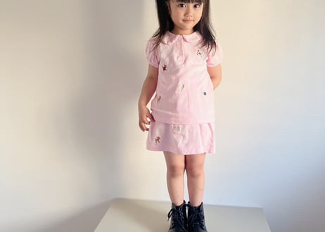 わんちゃん刺繍ポロセットアップ80〜140