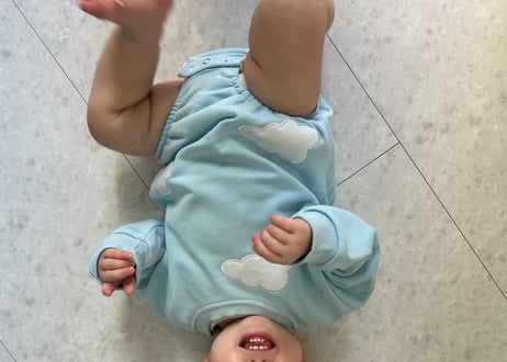 青空トレーナーロンパース59〜90🩵一部即納