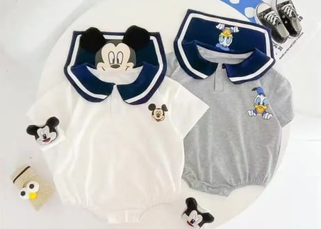 ミッキー＆ドナルドセーラーロンパース66〜90