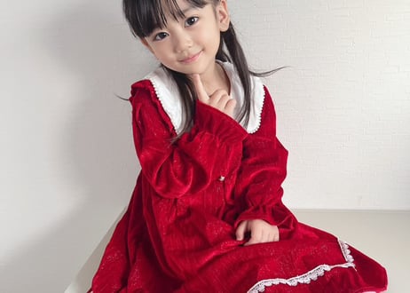 レッドパールXmasワンピース90〜150