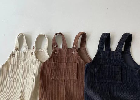 コーデュロイサロペット(オーバーオール)80〜110