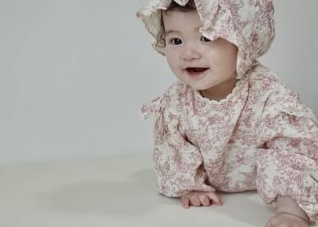 トワルドジュイcottonロンパース59〜90帽子付き✴︎