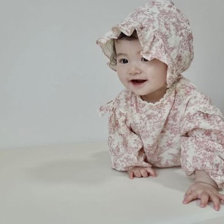 トワルドジュイcottonロンパース59〜90帽子付き✴︎ | Prince