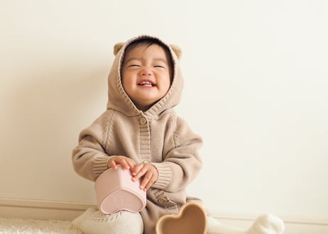 くまさんニットロンパース🧸66〜90一部即納