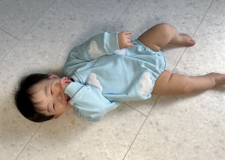 青空トレーナーロンパース59〜90🩵一部即納