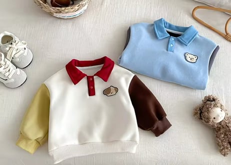 ふわもこアニマルポロスウェット73〜120