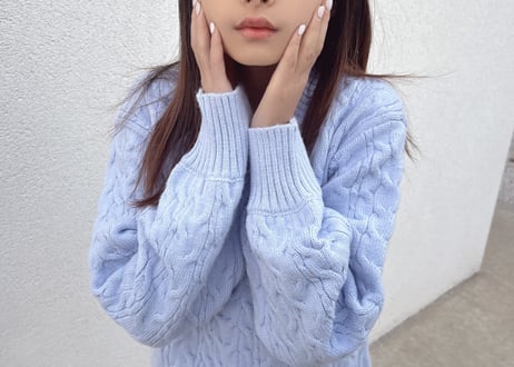 親子ロイヤルブルーニット⭐︎80〜140/S〜XXL