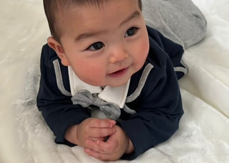 蝶ネクタイ韓国風ロンパース66〜86