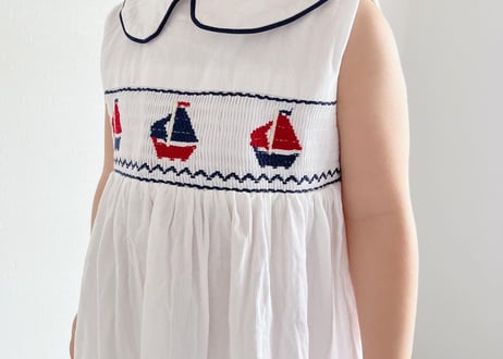 マリンホワイトワンピース⛵️80〜120