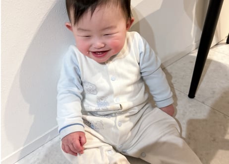 ツートン足つきcottonロンパース♡各種♡新生児〜73