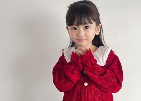 レッドパールXmasワンピース90〜150