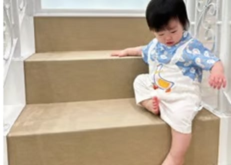 アヒルちゃんサロペット風ロンパース66〜100