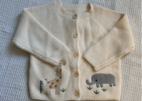 アニマル刺繍カーディガン66〜100
