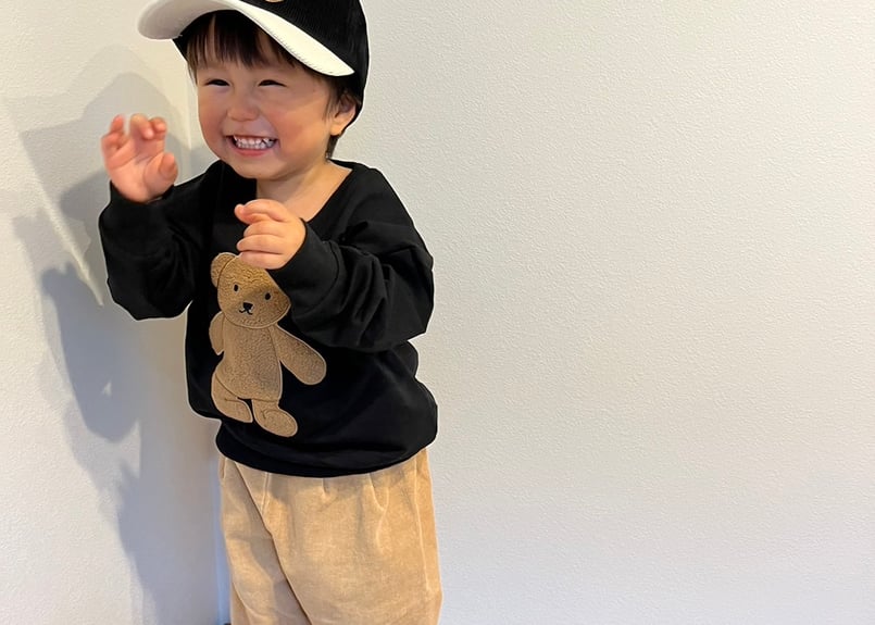 くまちゃん刺繍cottonキャップ🧸kids〜ママ | Prince