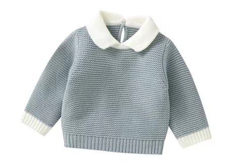 襟付きパステルBabyニット59〜74