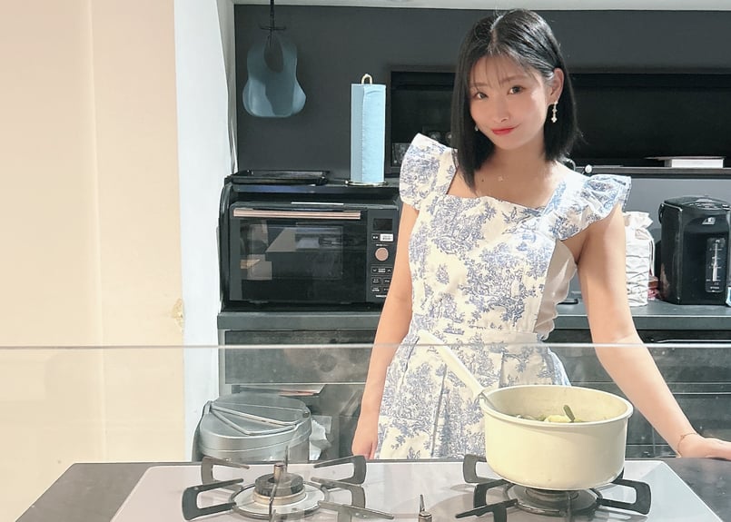 トワルドジュイのエプロンです。 トワルドジュイふりるエプロン | Prince