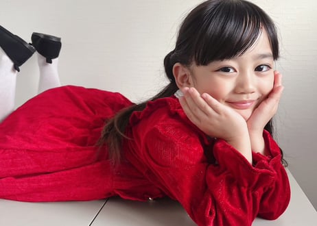 レッドパールXmasワンピース90〜150