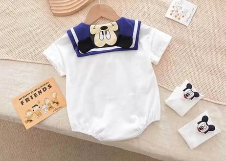 ミッキー＆ドナルドセーラーロンパース66〜90