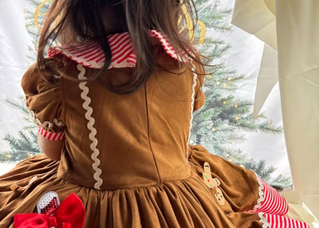 Xmasお菓子の国ドレス80〜120