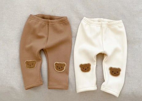 裏起毛くまさんパンツ🧸66〜100一部即納