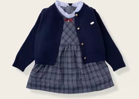 クラシックネイビーチェックセットアップ💙80〜140