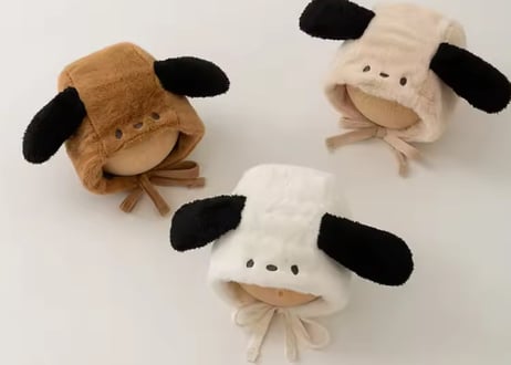 わんわんもこもこ帽子