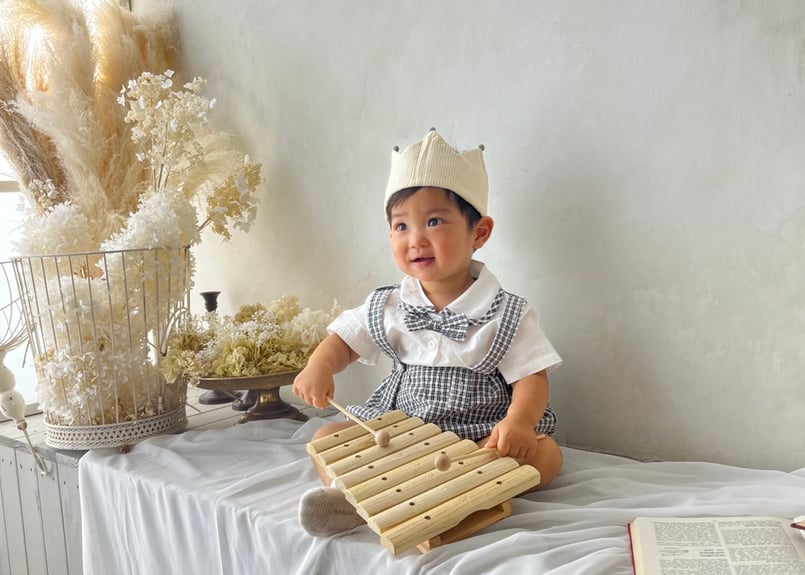 蝶ネクタイ韓国風ブルマロンパース66〜90 | Prince