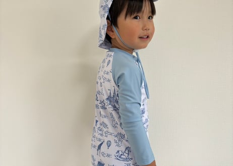 トワルドジュイUV水着/帽子セット73〜110即納