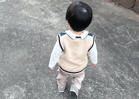 菱形cottonベスト80〜120