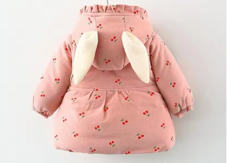 さくらんぼうさちゃんアウター80〜110🐰