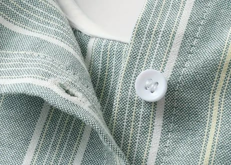 襟付きグリーンcottonロンパース59〜90💚即納
