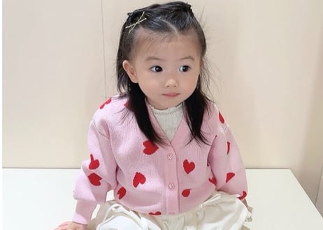 ラブリーハートcottonカーディガン66〜100