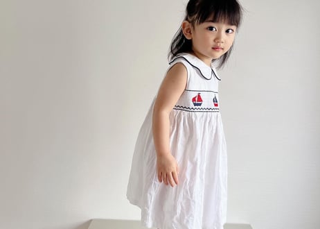 マリンホワイトワンピース⛵️80〜120
