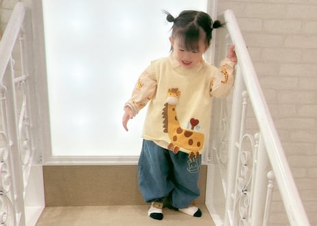 きりんさんトータルコーデ3点セット80〜120