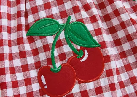 ギンガムチェックチェリーブルマセット🍒66〜90