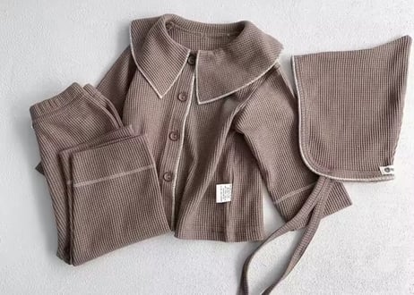 ワッフルパジャマセットアップ73〜120