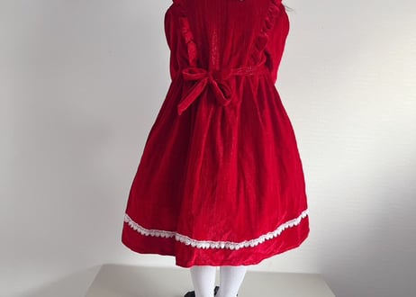 レッドパールXmasワンピース90〜150