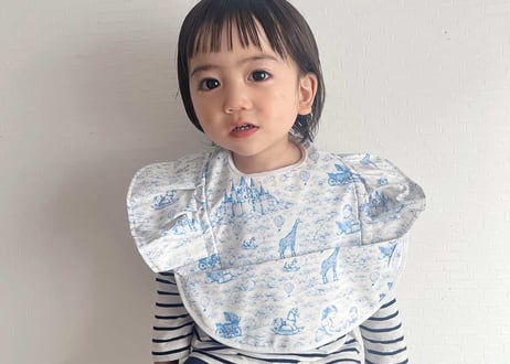 トワルドジュイお食事エプロン0〜4歳［即納］