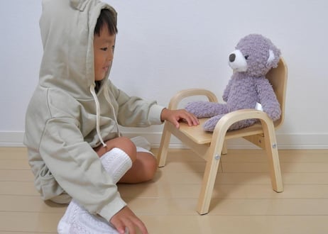 くまさんパーカーロンパース🧸65〜100一部即納