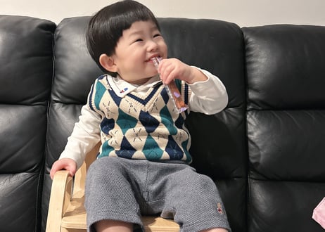 菱形cottonベスト80〜120