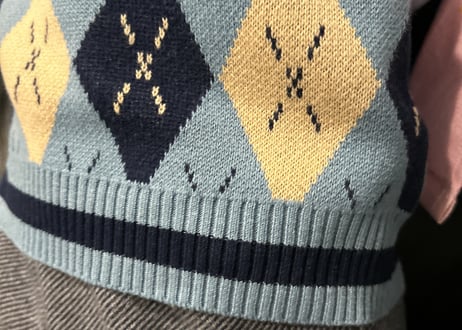 菱形cottonベスト80〜120