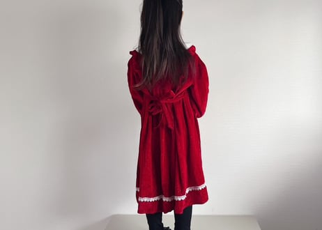 レッドパールXmasワンピース90〜150