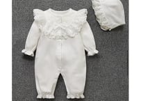 ホワイトロイヤルcottonロンパース🤍新生児〜80🤍