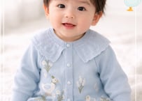 フローラルダックニットロンパース66〜90