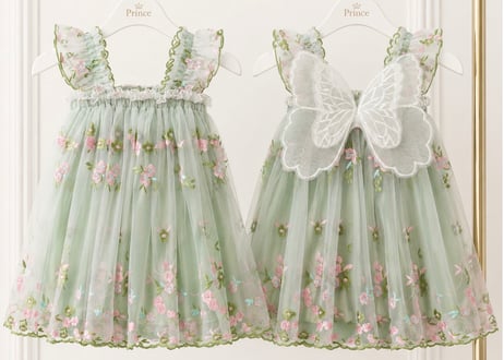 バタフライガーデンドレス 80〜100