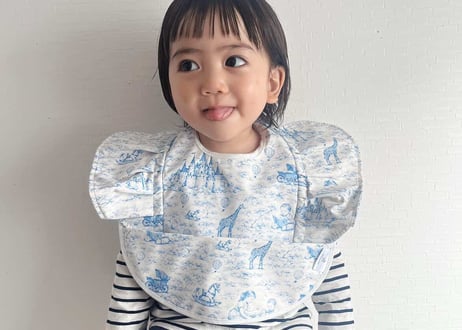 トワルドジュイお食事エプロン0〜4歳［即納］