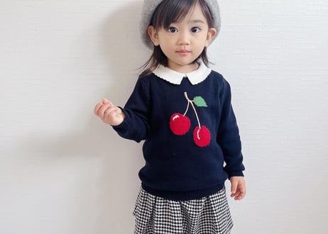 さくらんぼニットセーター🍒80〜130
