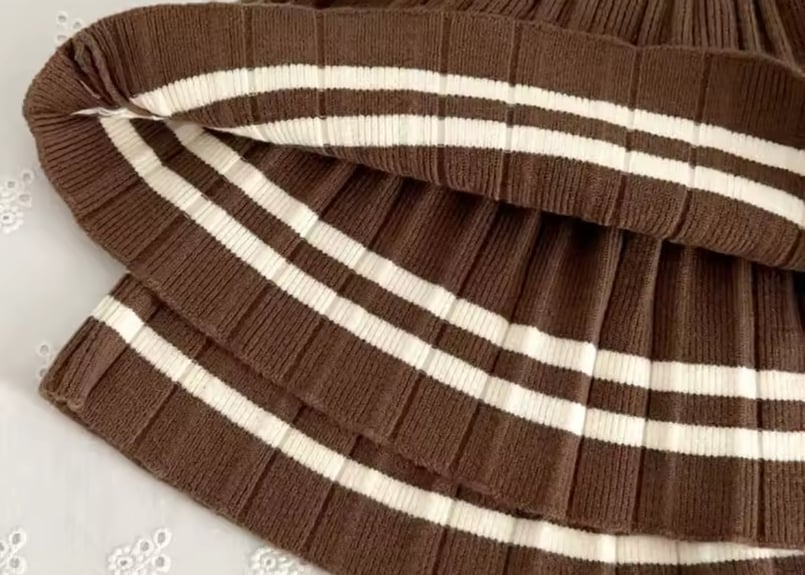 ブラウンセーラーニットセットアップ90〜130 | Prince