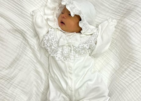 ホワイトロイヤルcottonロンパース🤍新生児〜80🤍