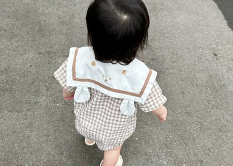 クマ耳セーラーロンパース⭐︎66〜90一部即納
